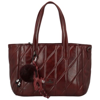 Dámska kabelka na rameno vínová - Coveri Ounissa