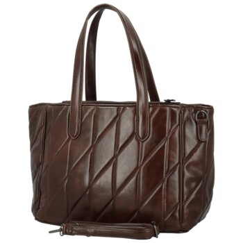 Dámska kabelka na rameno coffee - Coveri Ounissa