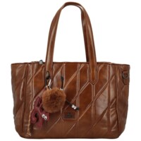 Dámska kabelka na rameno hnedá - Coveri Ounissa