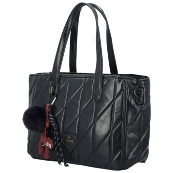 Dámska kabelka na rameno tmavo modrá - Coveri Ounissa