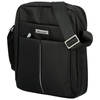 Pánska crossbody taška čierna - Coveri Leyre