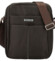 Pánska crossbody taška tmavo hnedá - Coveri Leyre