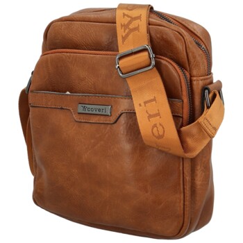 Pánska crossbody taška camel - Coveri Kaan