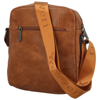 Pánska crossbody taška camel - Coveri Kaan