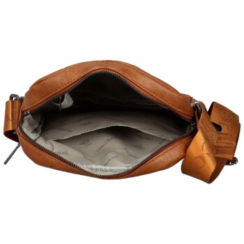 Pánska crossbody taška camel - Coveri Kaan