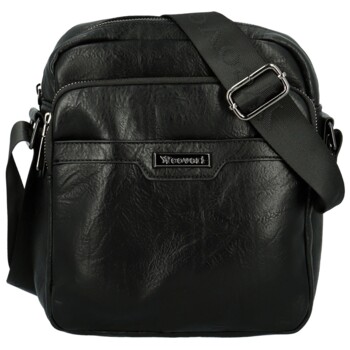 Pánska crossbody taška čierna - Coveri Kaan