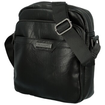 Pánska crossbody taška čierna - Coveri Kaan