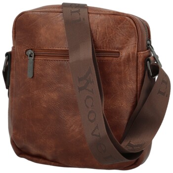 Pánska crossbody taška hnedá - Coveri Kaan