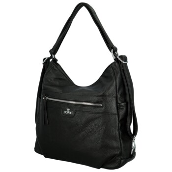 Dámsky kabelko/batoh čierny - Coveri Jeton