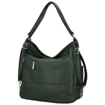Dámsky kabelko/batoh tmavo zelený - Coveri Jeton