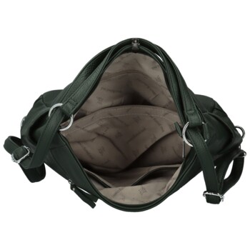 Dámsky kabelko/batoh tmavo zelený - Coveri Jeton