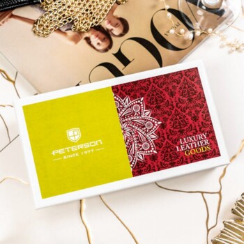 Dámska kožená peňaženka zlatá - Peterson Brita