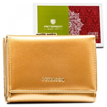 Dámska kožená peňaženka zlatá - Peterson Gvenda