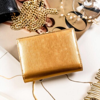 Dámska kožená peňaženka zlatá - Peterson Gvenda