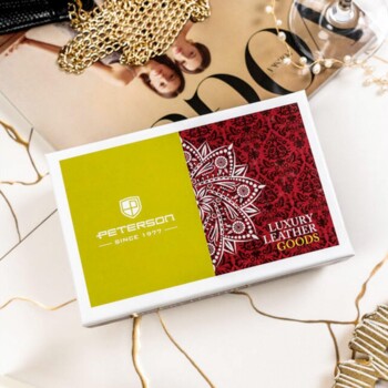 Dámska kožená peňaženka zlatá - Peterson Gvenda