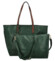 Dámsky set kabeliek tmavo zelený - Paolo bags Yema