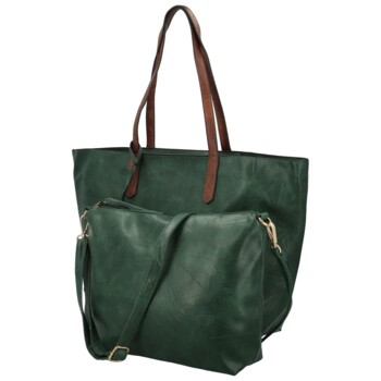 Dámsky set kabeliek tmavo zelený - Paolo bags Yema