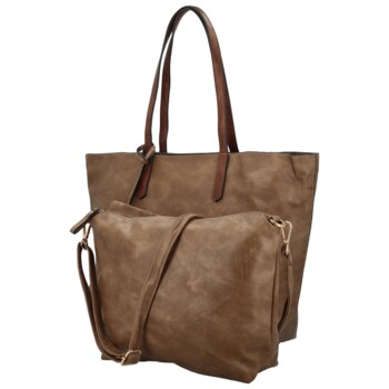 Dámsky set kabeliek hnedý - Paolo bags Yema