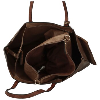 Dámsky set kabeliek hnedý - Paolo bags Yema