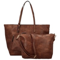 Dámsky set kabeliek tmavo hnedý - Paolo bags Yema