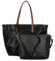 Dámsky set kabeliek čierny - Paolo bags Yema