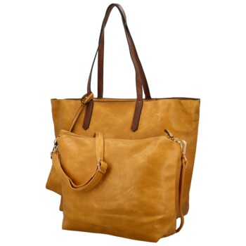 Dámsky set kabeliek žltý - Paolo bags Yema