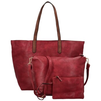 Dámsky set kabeliek vínový - Paolo bags Yema