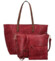 Dámsky set kabeliek vínový - Paolo bags Yema