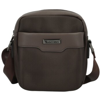 Pánska crossbody taška coffee - Coveri Santino