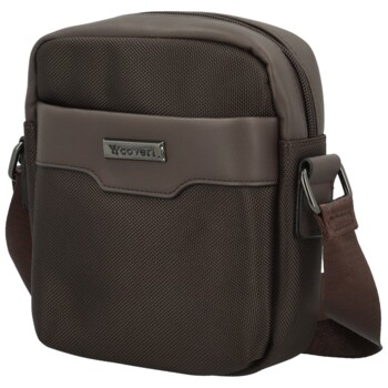 Pánska crossbody taška coffee - Coveri Santino