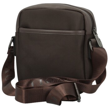 Pánska crossbody taška coffee - Coveri Santino