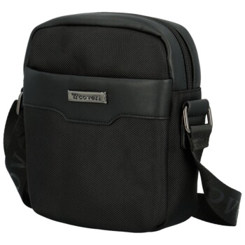 Pánska crossbody taška čierna - Coveri Santino
