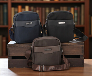 Pánska crossbody taška čierna - Coveri Santino