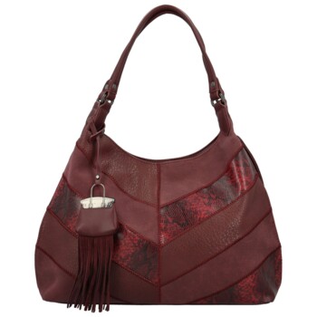 Dámska kabelka cez rameno vínová - Maria C Dasia