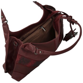 Dámska kabelka cez rameno vínová - Maria C Dasia