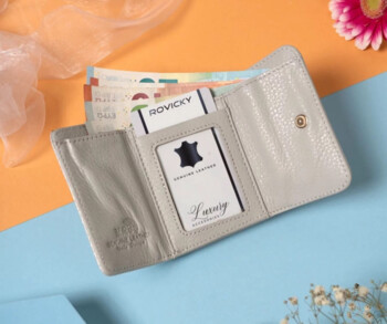 Dámska kožená peňaženka strieborná - Lorenti Sisa