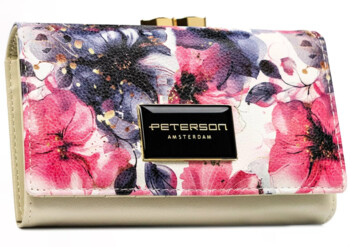 Dámska kožená peňaženka ružová - Peterson Dijana