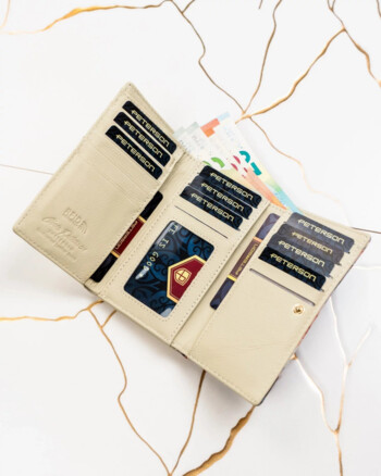 Dámska kožená peňaženka ružová - Peterson Dijana