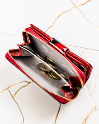 Dámska kožená peňaženka červená - Peterson Amaya