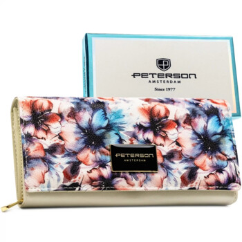 Dámska kožená peňaženka modrá - Peterson Tamaya