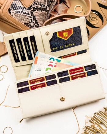 Dámska kožená peňaženka modrá - Peterson Tamaya