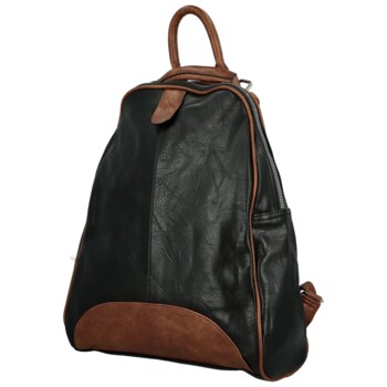 Dámsky kabelko/batôžtek čierno/hnedý - Paolo bags Matti