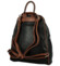Dámsky kabelko/batôžtek čierno/hnedý - Paolo bags Matti