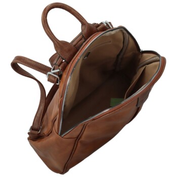 Dámsky kabelko/batôžtek koňakový - Paolo bags Matti
