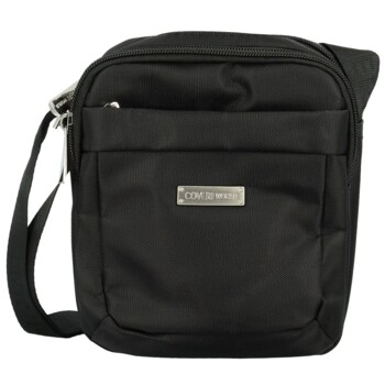 Pánska crossbody taška čierna - Coveri Savvas