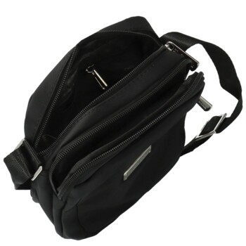 Pánska crossbody taška čierna - Coveri Savvas