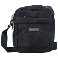 Pánska crossbody taška tmavo modrá - Coveri Savvas