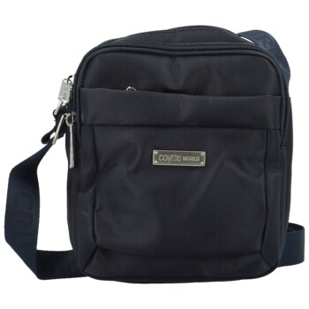 Pánska crossbody taška tmavo modrá - Coveri Savvas