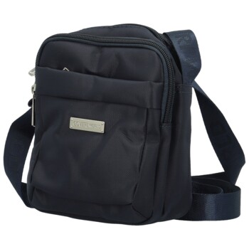 Pánska crossbody taška tmavo modrá - Coveri Savvas