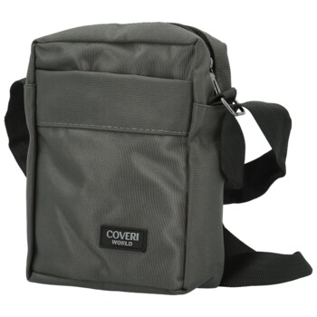Pánska crossbody taška šedá - Coveri Remig
